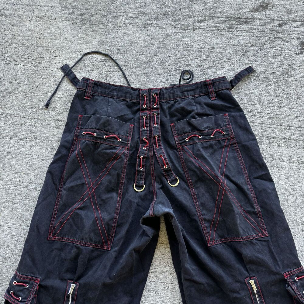 Vintage Rave Tripp NYC Wide-Leg Grunge Emo Skater Pants - Picture 4 of 5